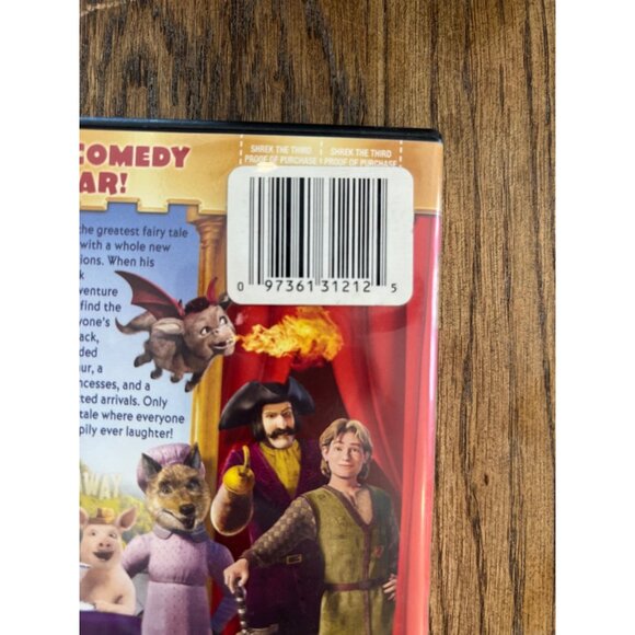 Shrek The Third DVD DreamWorks Full Screen Comedy 2007 PG Animation Family - Picture 3 of 4